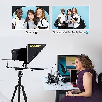 Amazon | オールメタルテレプロンプターは、12.9インチの